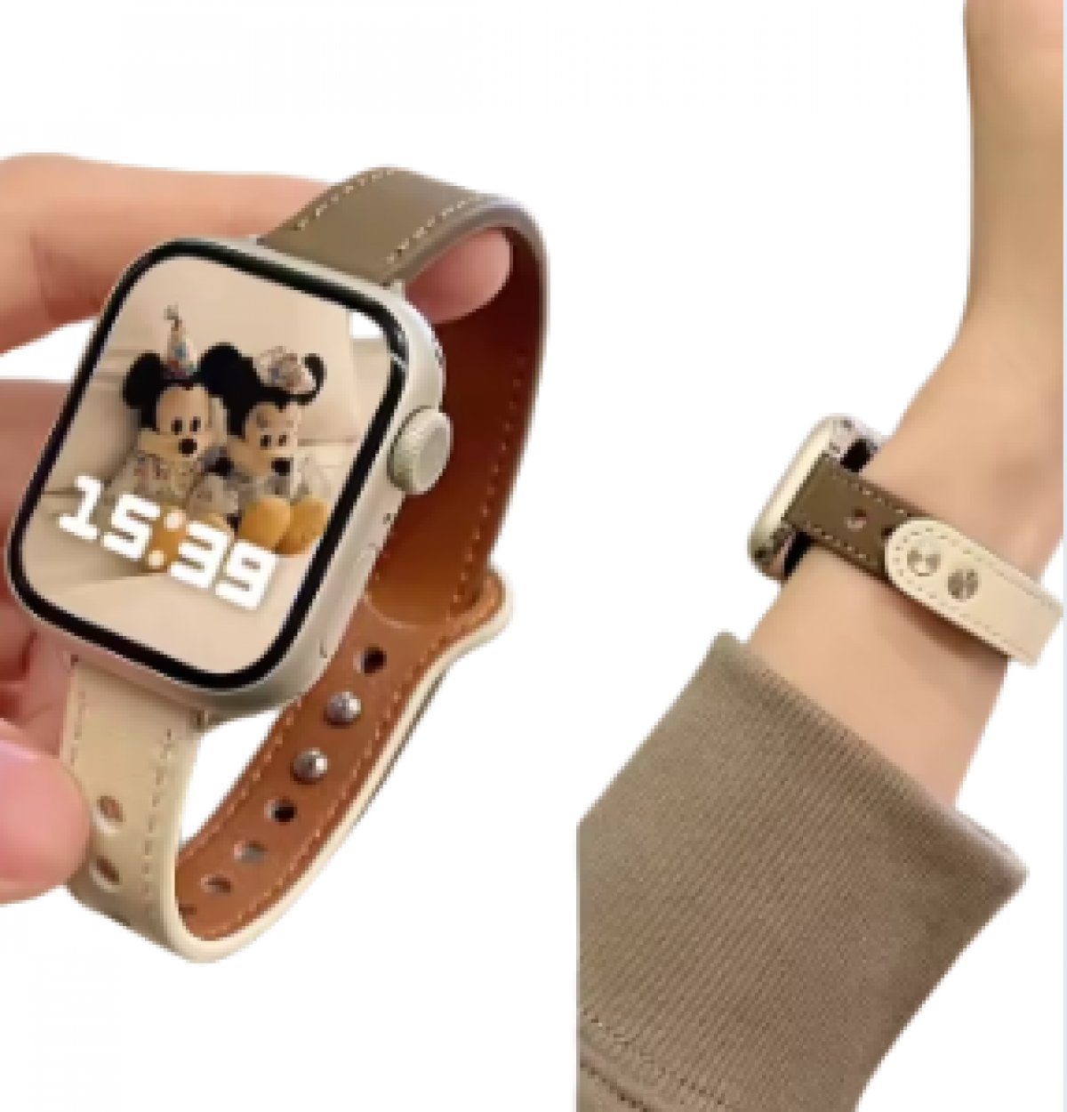 Malla para iwatch doble color para mujer